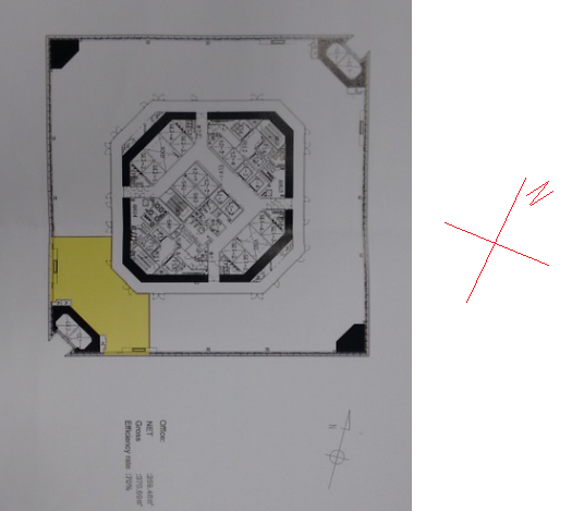 环球金融中心办公楼租金-写字楼平面图