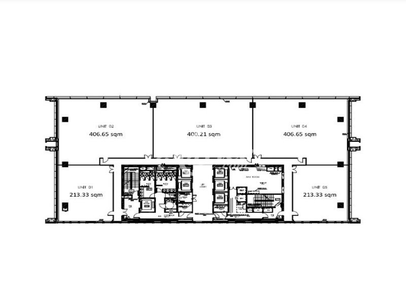 大华银行大厦办公楼租金-写字楼平面图