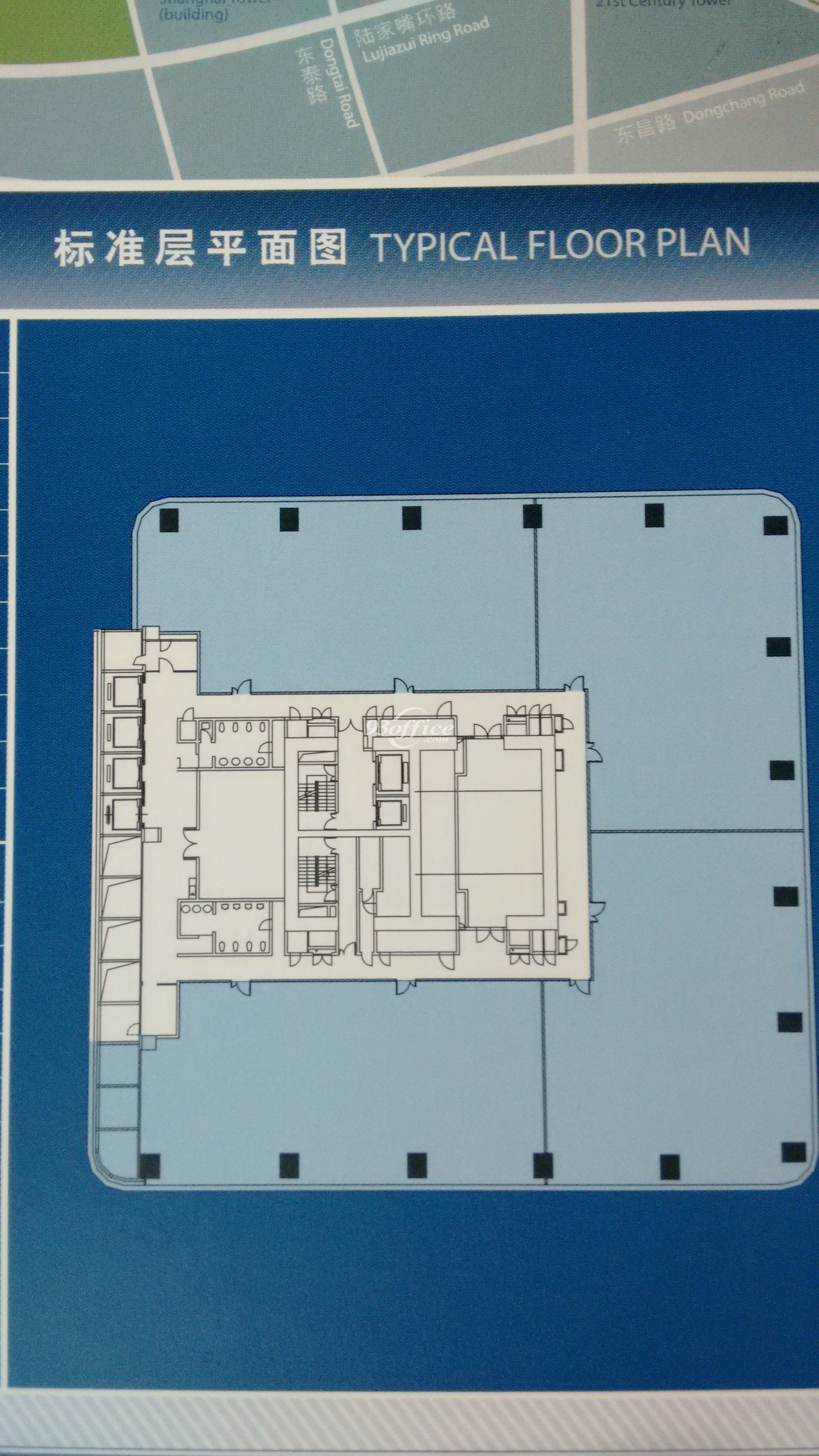 太平金融大厦办公楼租金-写字楼平面图