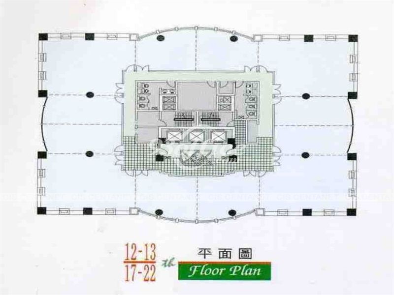 新一百大厦办公楼租金-写字楼平面图