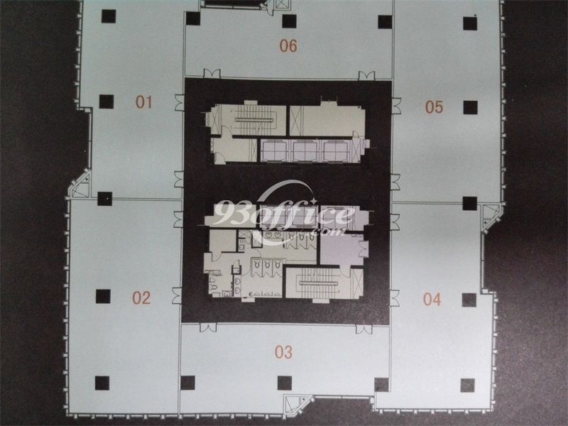 中金国际广场办公楼租金-写字楼平面图