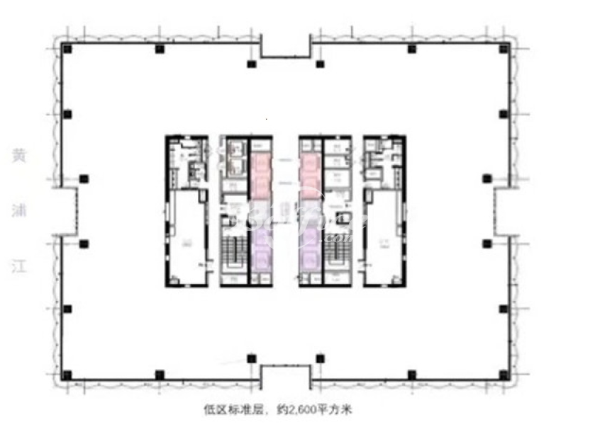 富士康大厦办公楼租金-写字楼平面图