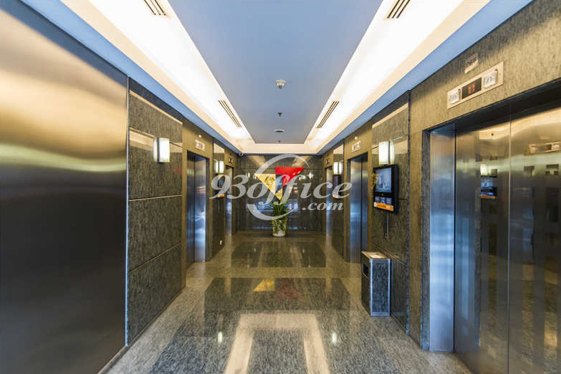 国际航运大厦办公楼出租-写字楼大堂电梯