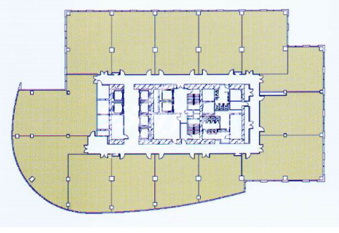 国际航运大厦办公楼租金-写字楼平面图