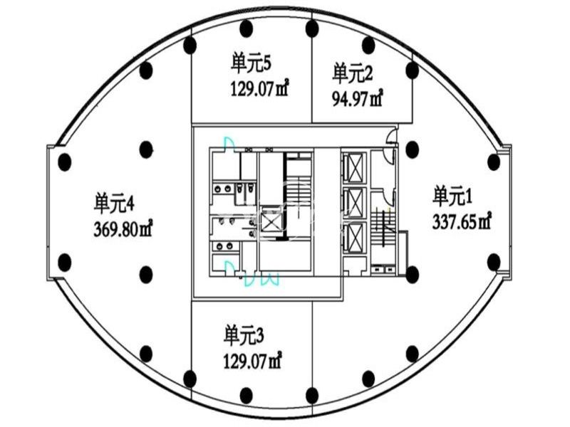 永银大厦办公楼租金-写字楼平面图