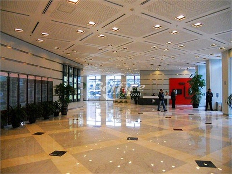 上海国际贸易中心写字楼租金-办公楼大堂