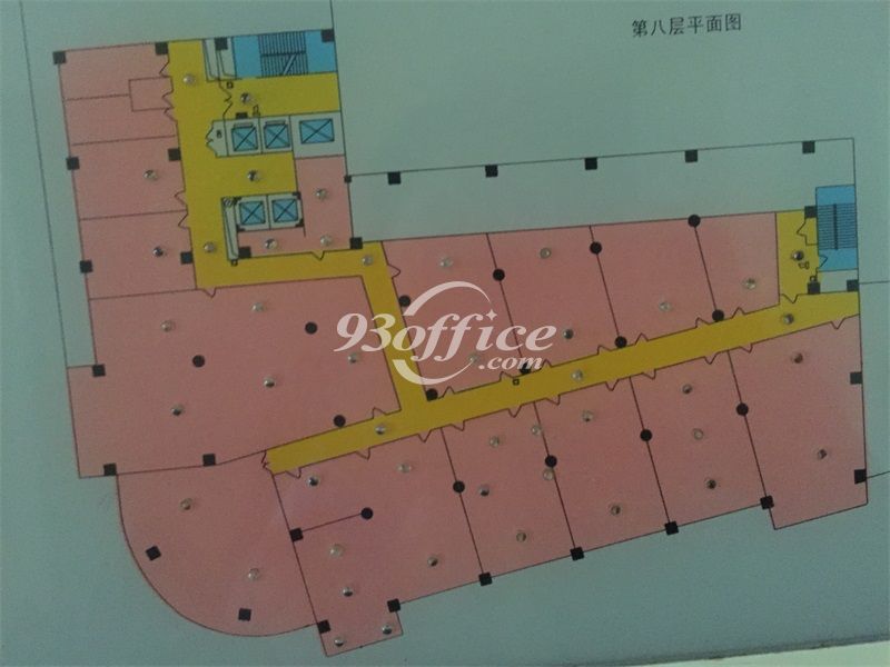 二百永新大厦办公楼租金-写字楼平面图