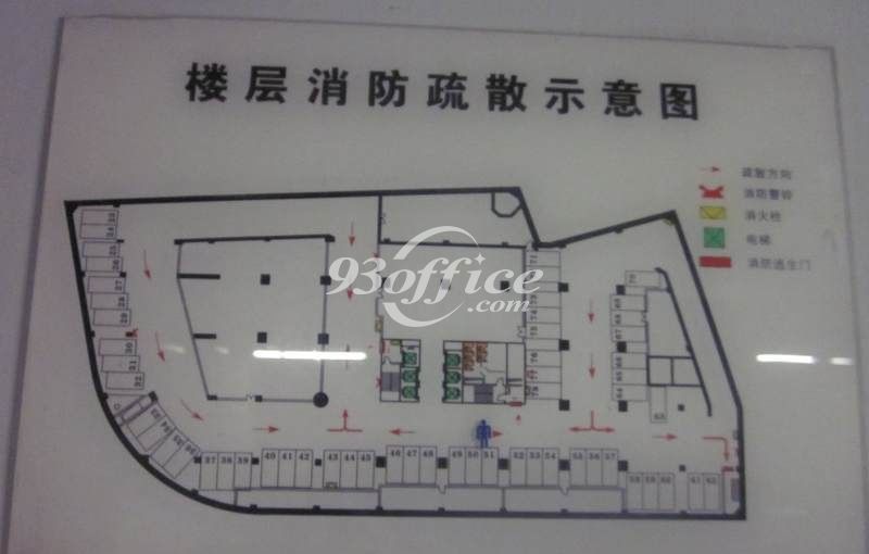 新利商务中心办公楼租金-写字楼平面图 