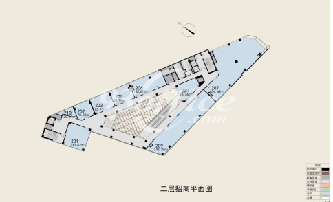 创邑space朵云轩创意园区出租-平面图