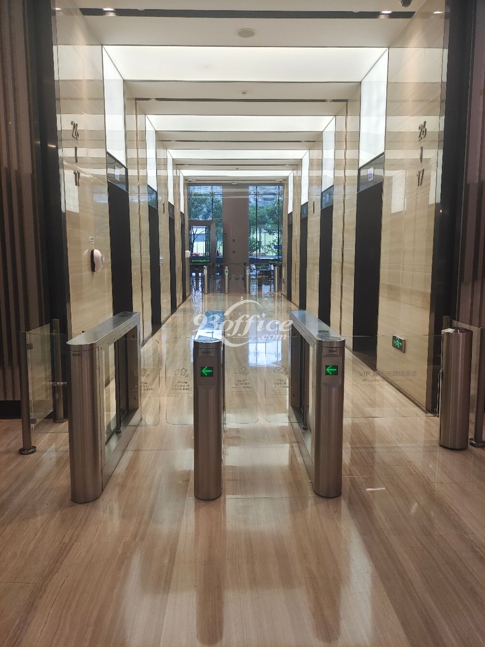 平安滨江金融中心（原歌斐中心）办公楼出租-写字楼大堂电梯