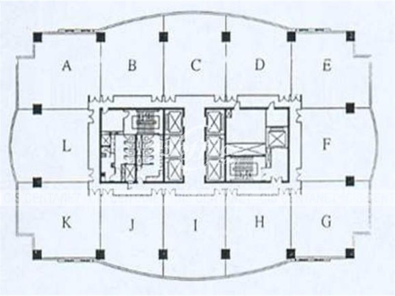 美罗大厦办公楼租金-写字楼平面图