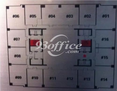 莘庄龙之梦大厦办公楼租金-写字楼平面图