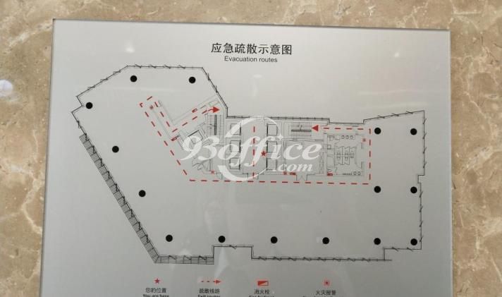 星外滩5号楼办公楼租金-写字楼平面图